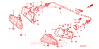FEU ARRIERE pour Honda FOURTRAX 400 RANCHER AT 2005
