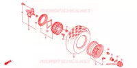ROUE AVANT pour Honda FOURTRAX 400 RANCHER AT 2005