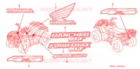 AUTOCOLLANTS pour Honda FOURTRAX 400 RANCHER AT 2006