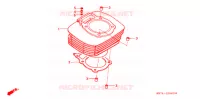CYLINDRE pour Honda FOURTRAX 400 RANCHER AT 2006