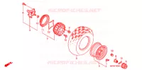 ROUE AVANT pour Honda FOURTRAX 400 RANCHER AT 2006