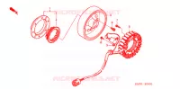 ALTERNATEUR pour Honda FOURTRAX 400 FOREMAN 4X4 2003