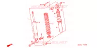 AMORTISSEUR AVANT pour Honda FOURTRAX 400 FOREMAN 4X4 2003