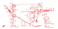 LEVIER DE GUIDON   CABLE   COMMODO pour Honda FOURTRAX 400 FOREMAN 4X4 2003
