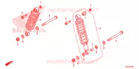 AMORTISSEUR ARRIERE pour Honda FOURTRAX 420 RANCHER 4X4 AT DCT IRS 2016