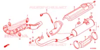 SILENCIEUX D'ECHAPPEMENT pour Honda FOURTRAX 420 RANCHER 4X4 AT DCT IRS 2016