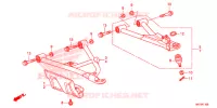 TRIANGLES AVANT pour Honda FOURTRAX 420 RANCHER 4X4 AT DCT IRS 2016