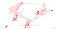 BARRE ANTI ROULIS pour Honda FOURTRAX 420 RANCHER 4X4 AT DCT IRS EPS 2016