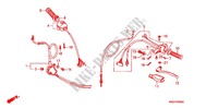 LEVIER DE GUIDON   CABLE   COMMODO (CBX125FE/H/N) pour Honda CBX 125 1991