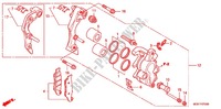 ETRIER DE FREIN AVANT pour Honda CRF 450 R RED 2008