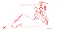 RESERVOIR D'HUILE pour Honda 50 LIVE DIO ZX, front brake disk, NH237I 1994
