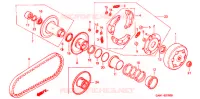 EMBRAYAGE pour Honda 50 SUPER DIO SR front disk 1991