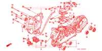CARTER MOTEUR   POMPE A HUILE pour Honda 50 SUPER DIO SR 1992