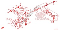 TRIANGLES AVANT pour Honda PIONEER 1000 M5 DELUXE 2017