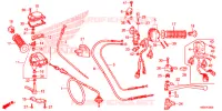 LEVIER DE GUIDON   CABLE   COMMODO pour Honda TRX 250 FOURTRAX RECON Electric Shift 2017