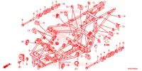 CADRE pour Honda TRX 250 FOURTRAX RECON Electric Shift 2017