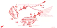 PHARE pour Honda TRX 250 FOURTRAX RECON Electric Shift 2017