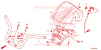 GUIDON pour Honda FOURTRAX 420 RANCHER 4X4 AT DCT IRS EPS CAMO 2017