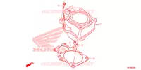 CYLINDRE pour Honda FOURTRAX 420 RANCHER 4X4 AT DCT IRS EPS 2017