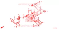 BRAS ARRIERE pour Honda FOURTRAX 420 RANCHER 4X4 AT DCT IRS EPS BLACK 2017