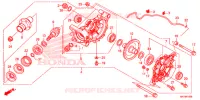ENGRENAGE FINAL ARRIERE pour Honda FOURTRAX 420 RANCHER 4X4 AT DCT IRS EPS BLACK 2017