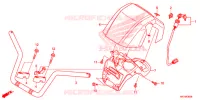 GUIDON pour Honda FOURTRAX 420 RANCHER 4X4 AT DCT IRS EPS BLACK 2017
