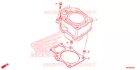 CYLINDRE pour Honda FOURTRAX 420 RANCHER 4X4 Manual Shift 2017