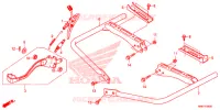 PEDALE   REPOSE PIED pour Honda FOURTRAX 500 RUBICON IRS DCT EPS DELUXE 2017