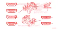 AUTOCOLLANTS pour Honda FOURTRAX 500 FOREMAN ES PS 2017
