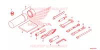 OUTIL pour Honda FOURTRAX 500 FOREMAN ES PS 2017