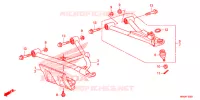 TRIANGLES AVANT pour Honda FOURTRAX 500 FOREMAN ES PS 2017