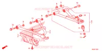 TRIANGLES AVANT pour Honda FOURTRAX 500 FOREMAN BASE 2017
