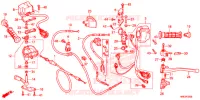 COMMODO   LEVIER   CABLE pour Honda FOURTRAX 500 FOREMAN RUBICON 4X4 ES IRS 2017