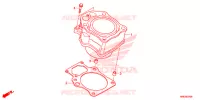 CYLINDRE pour Honda FOURTRAX 500 FOREMAN RUBICON 4X4 ES IRS 2017
