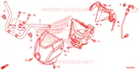 GUIDON pour Honda FOURTRAX 500 FOREMAN RUBICON 4X4 ES IRS 2017