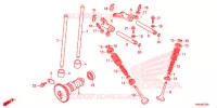 ARBRE A CAMES   SOUPAPE pour Honda FOURTRAX 500 FOREMAN RUBICON 4X4 IRS EPS 2017