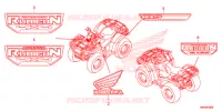 AUTOCOLLANTS pour Honda FOURTRAX 500 FOREMAN RUBICON 4X4 IRS EPS 2017