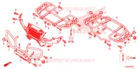 SUPPORT pour Honda FOURTRAX 500 FOREMAN RUBICON 4X4 IRS EPS 2017