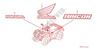 AUTOCOLLANTS pour Honda FOURTRAX 650 RINCON GPS 2005