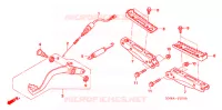 REPOSE PIED   PEDALE pour Honda FOURTRAX 680 RINCON 2008