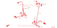 PEDALE pour Honda CB 650 F 2014