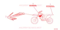 AUTOCOLLANTS pour Honda CRF 250 X 2011