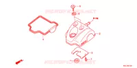 COUVRE CULASSE pour Honda CRF 250 X 2011
