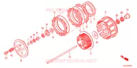 EMBRAYAGE pour Honda CRF 250 X 2011