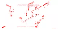 PEDALE   KICK pour Honda SUPER CUB 50 MD -YA 2017