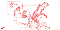 CADRE pour Honda SUPER CUB 50 MD -YB- 2016
