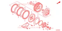 EMBRAYAGE pour Honda SUPER CUB 50 MD -YB- 2016