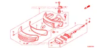 FEU ARRIERE pour Honda SUPER CUB 50 MD -YB- 2016