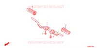 REPOSE PIED pour Honda SUPER CUB 50 MD -YB- 2016