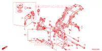 CADRE pour Honda SUPER CUB 50 PRO -YB- 2016